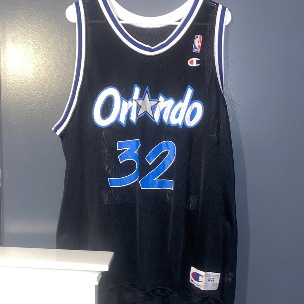 Vintage Orlando Magic Shaquille O’Neal Champion Jersey XL 48 Shaq